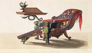 Pococks斜倚专利主席，来自Ackermanns Repository of Arts，Vol.I，9，Plate 19，March 1813（print） 作者 英语学校